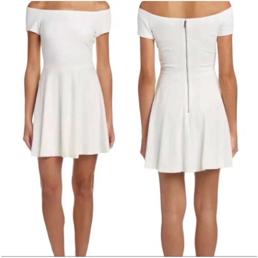 Alice and Olivia White Dress Small